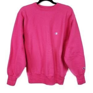 Vintage Champion Reverse Weave Pink Sweatshirt XL
